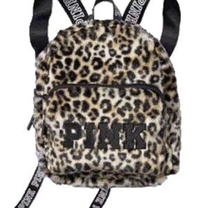 PINK Victoria's Secret Leopard Print Mini Backpack
